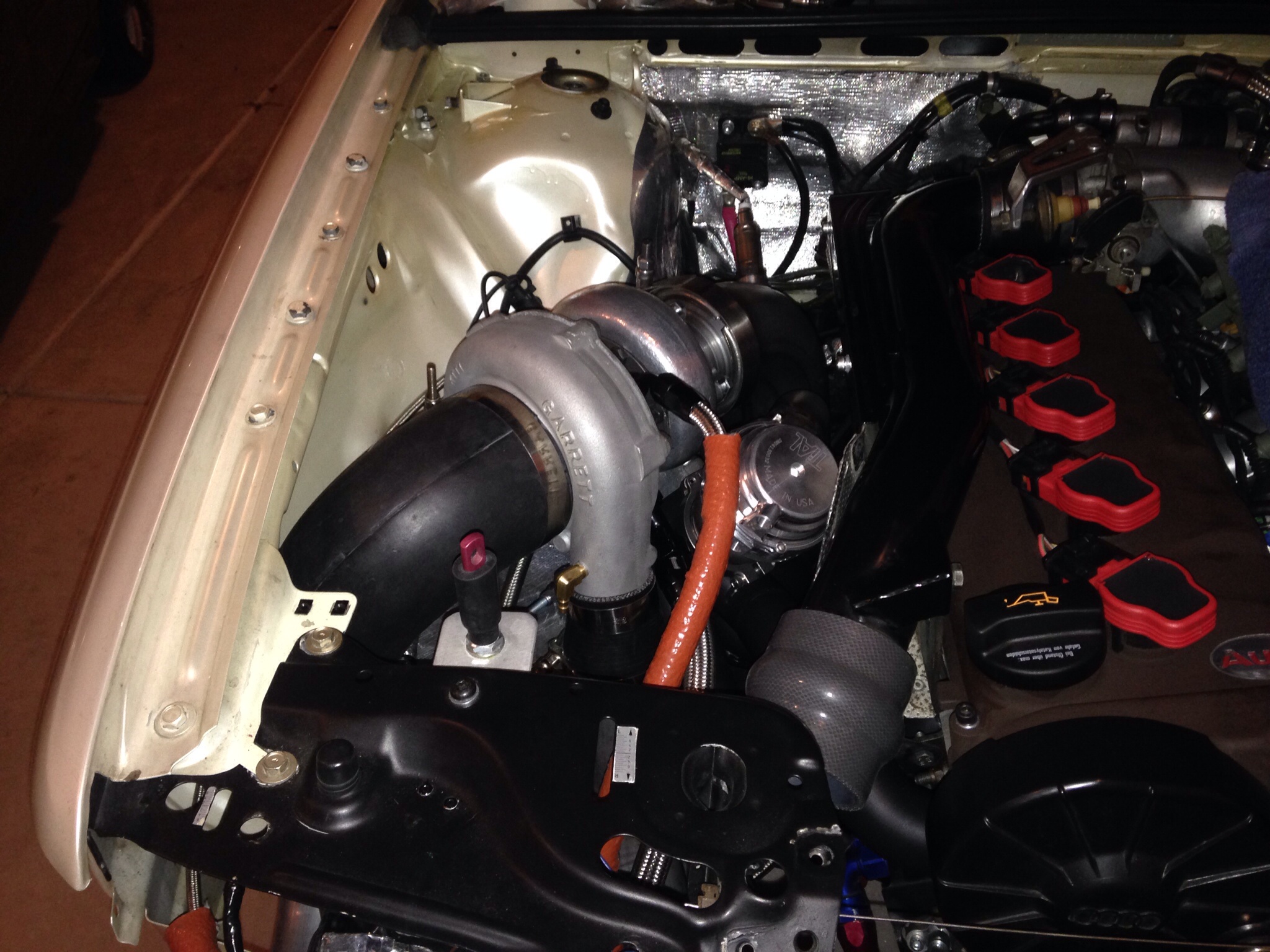 All the lines installed