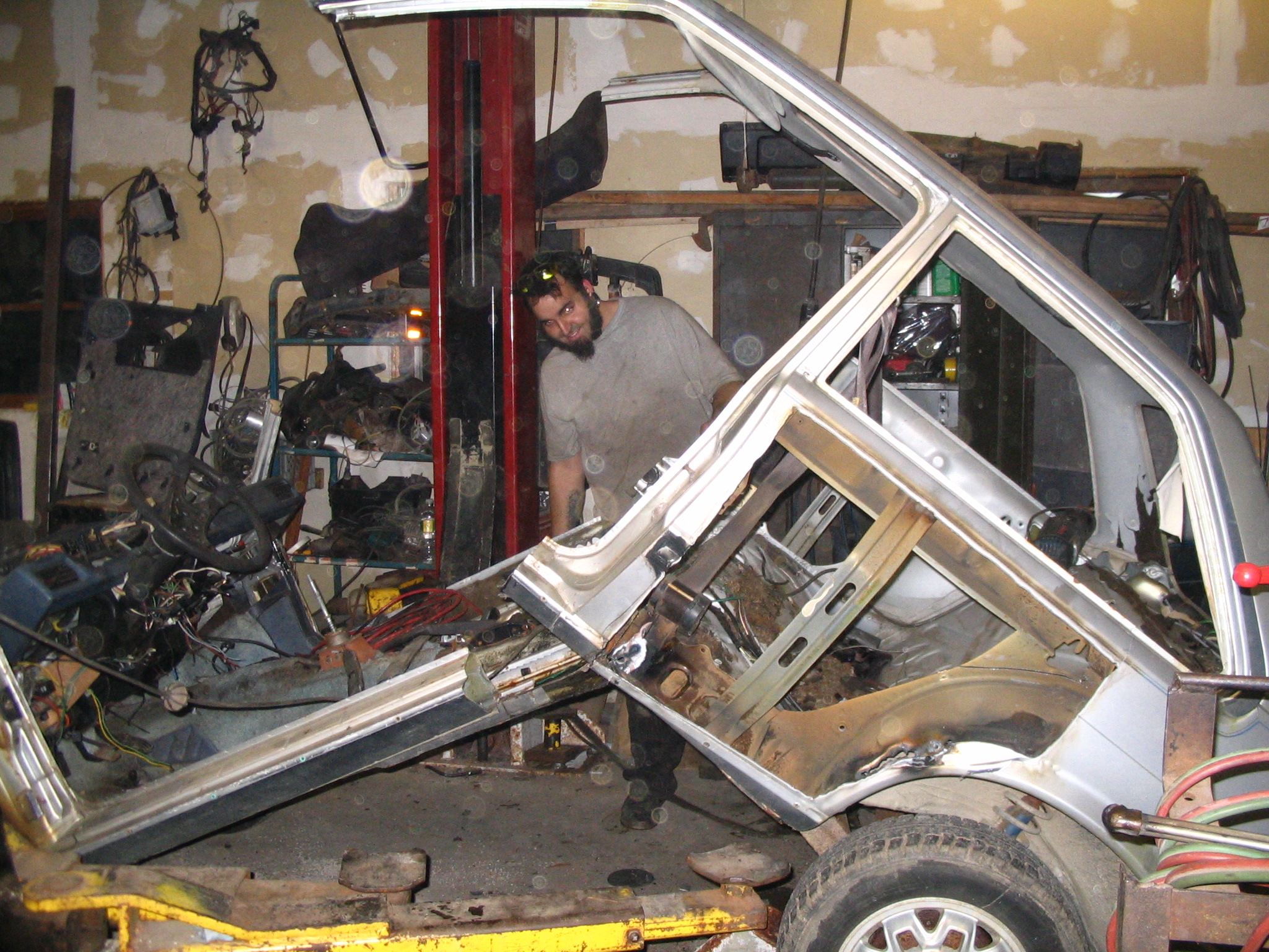 Jim the madman cutting the car up!!