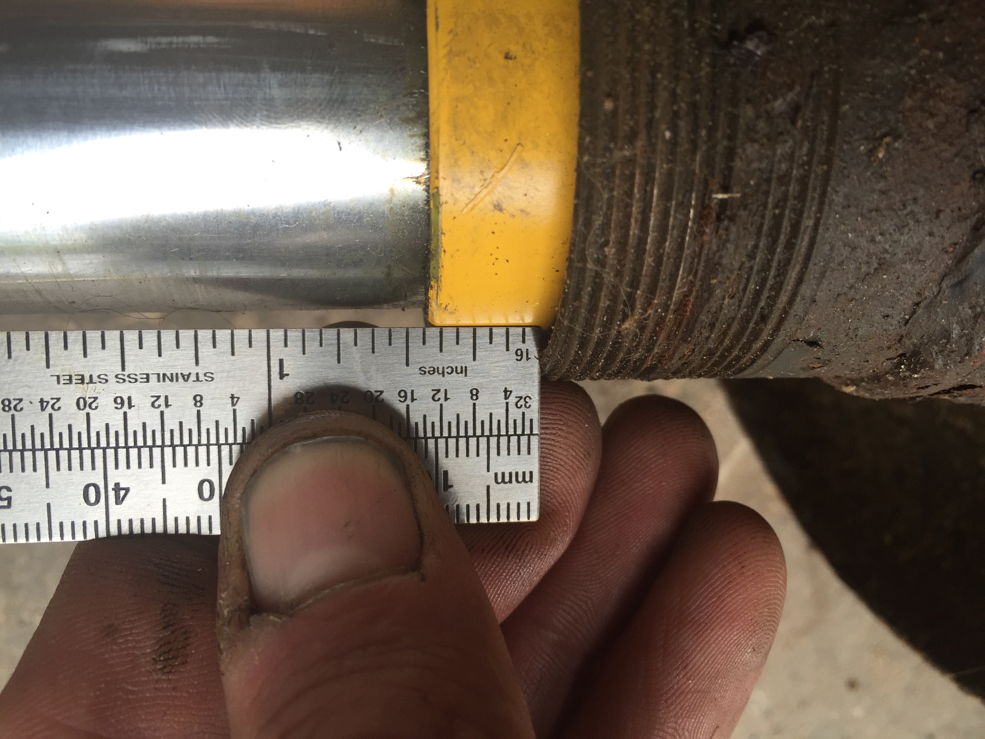 Shock tube bottomed out...