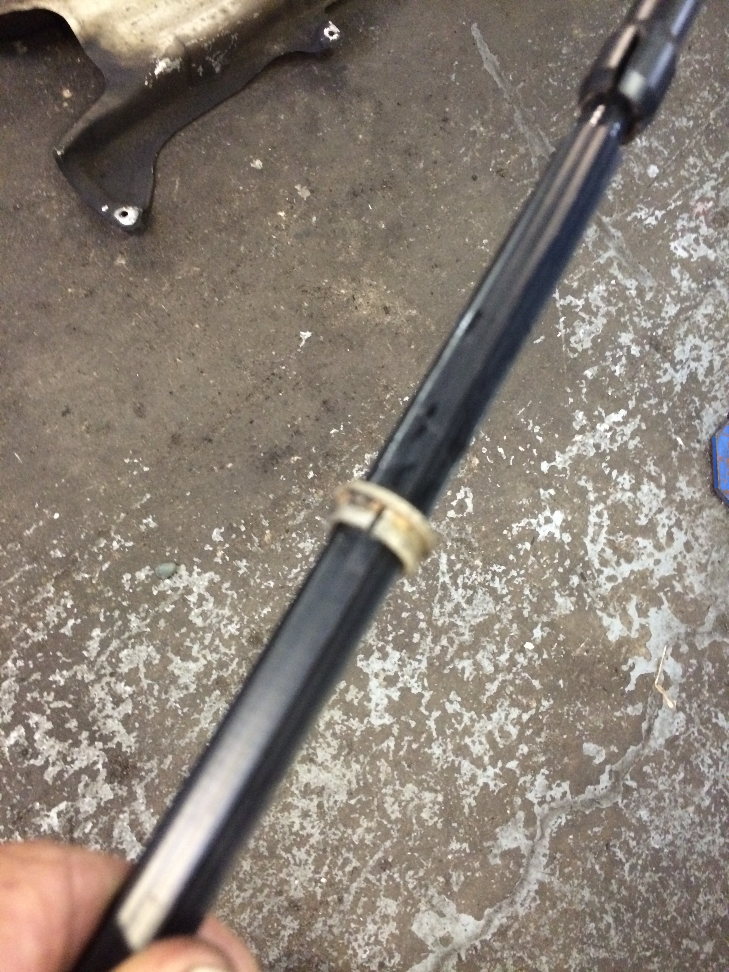 You will want to use these plastic sleeves from the B3 chassis. The cable passes thru these on their way rearward. Not bad for 26 year old plastic.