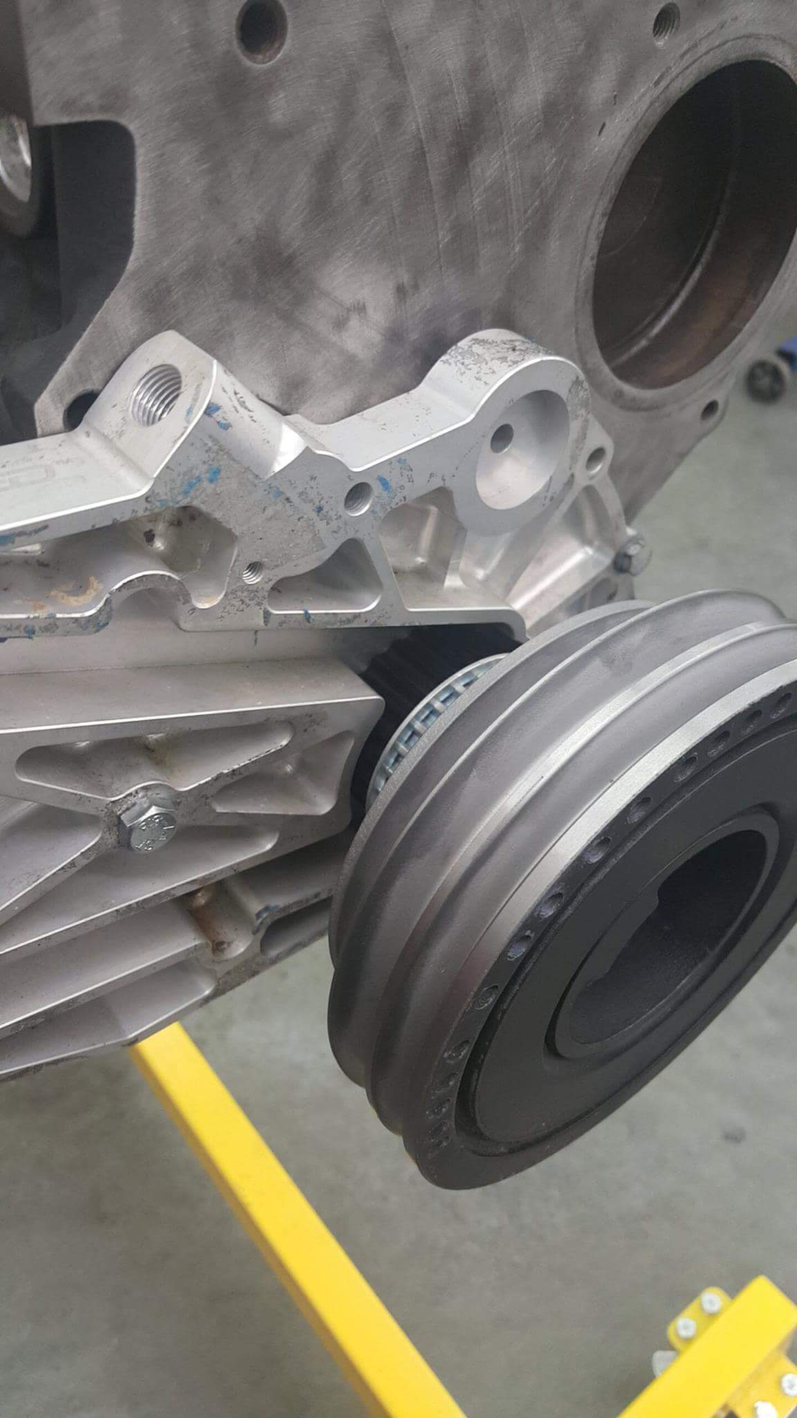 3B damper with the dry sump setup