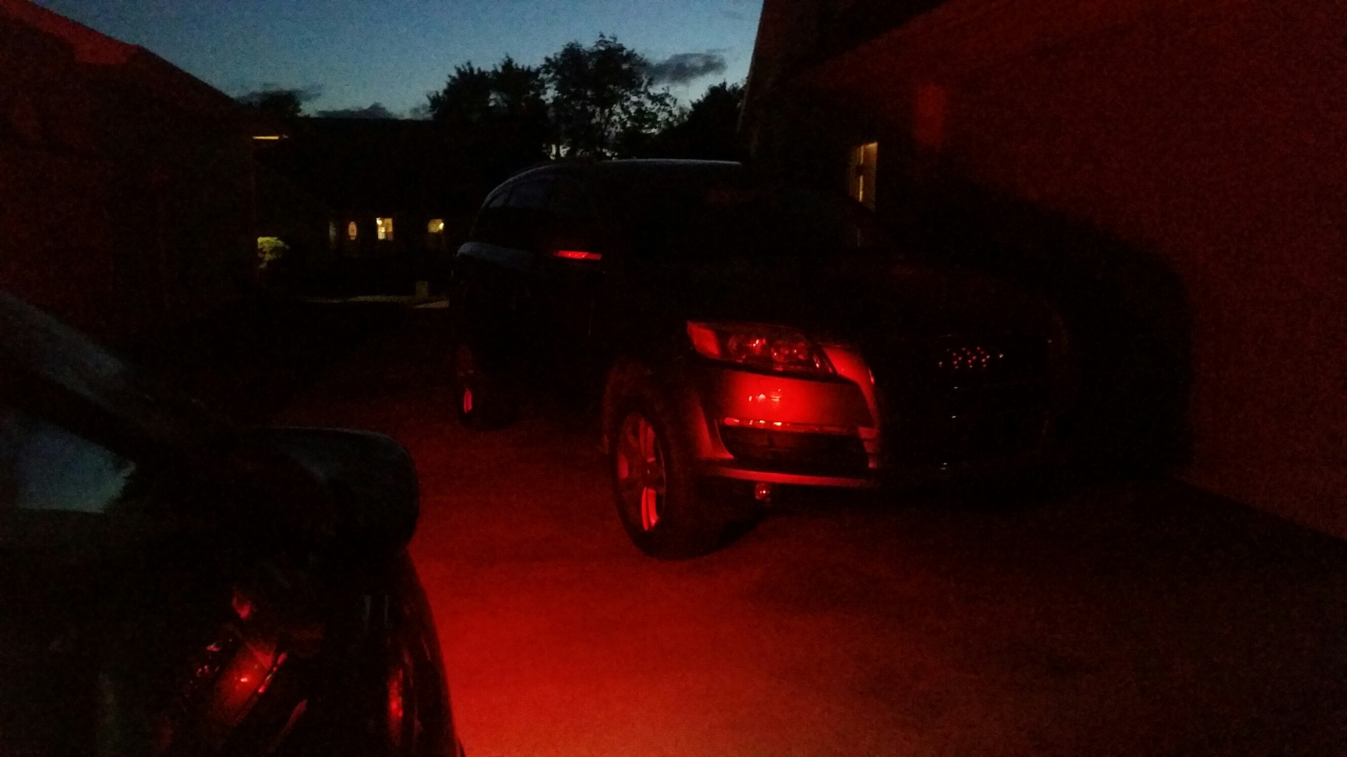 running and brake lights